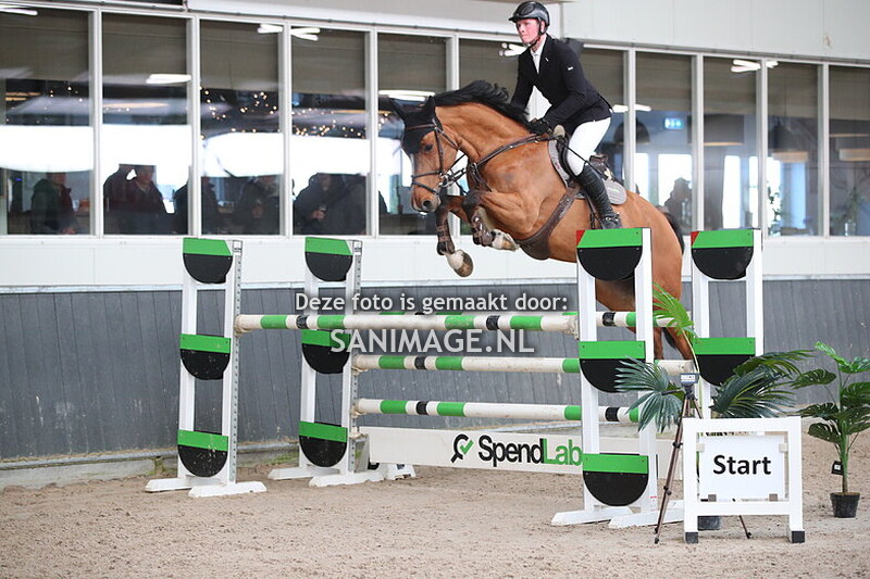 De Voornruiters De Meern springen paarden 14-03-2025 120 cm