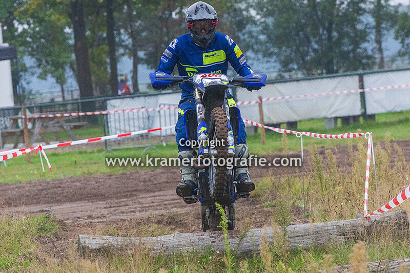 Blauw en Witte Spatborden