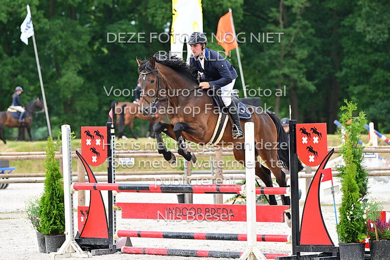 2 Oefenspringen paarden 100 cm