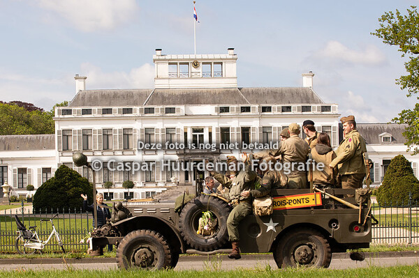 Gooi bevrijd passeert Paleis Soestdijk