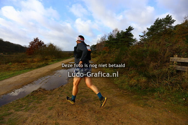 30 km trail na 6km, trappenafdaling