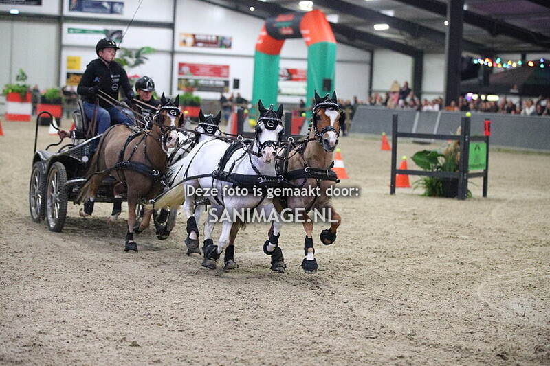 De Voornruiters Menmarathon 04-10-2025 Finale pony's vierspan