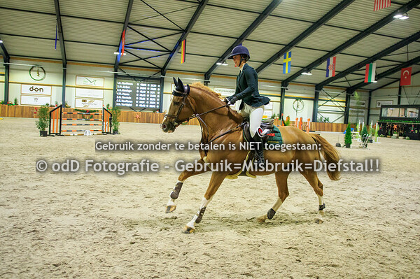 Jumping Indoor Leunen Paarden 130 07-01-24