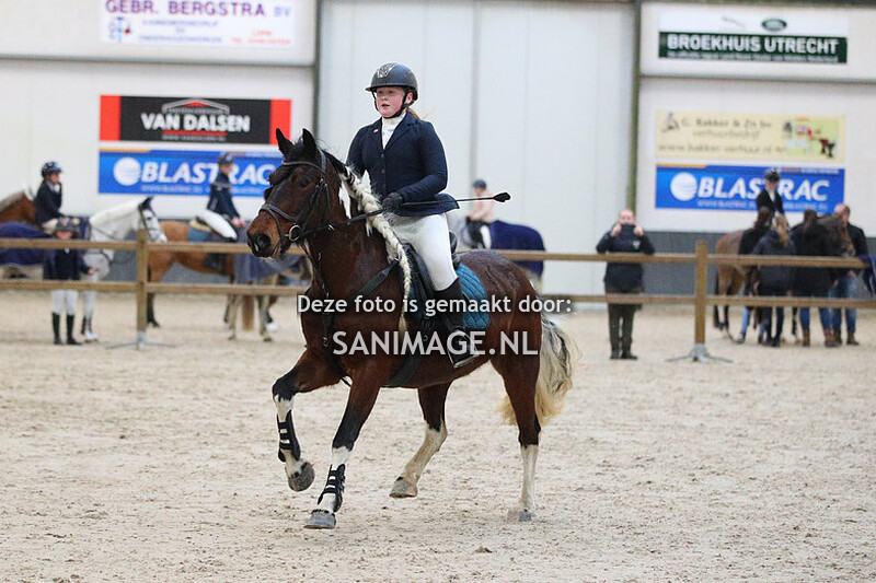 De Voornruiters De Meern Springen Pony's 14-01-2023 Rijstijl 50 t/m 70 cm