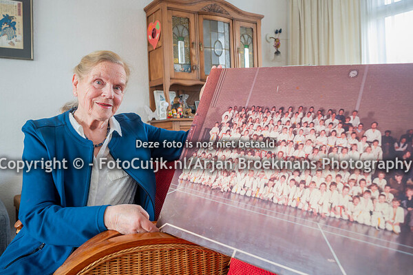 Mevrouw Els Kosak, oprichter judoclub Gokyo