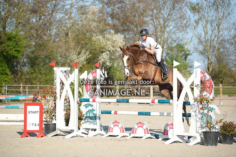 Stal Groenendaal Springen Paarden 04-04-2025 100 cm