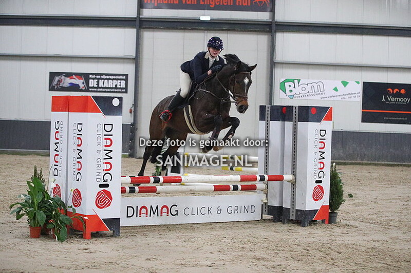 De Voornruiters De Meern Springen Paarden 19-01-2024 80 cm