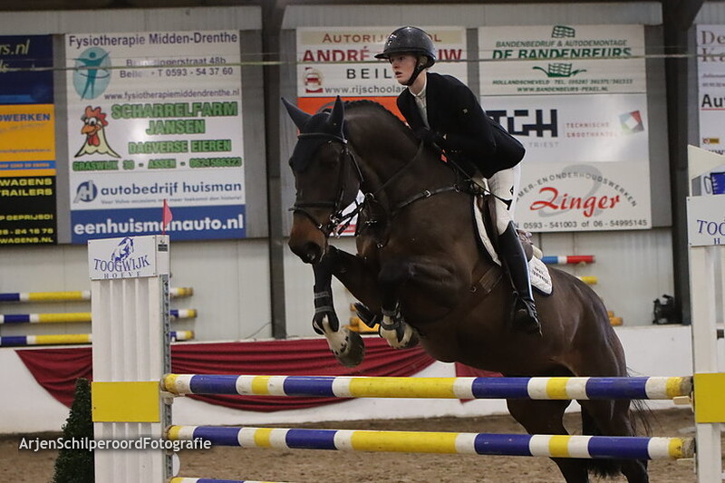 Indoor Hartje Drenthe 14-01-2023 110cm 1e Parcours