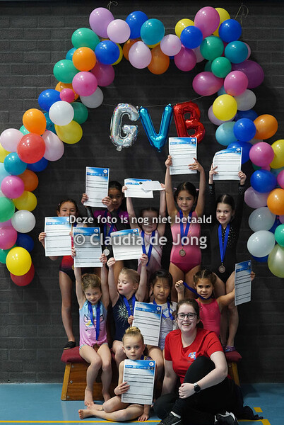 Diploma turnen 14 januari, ronde 2