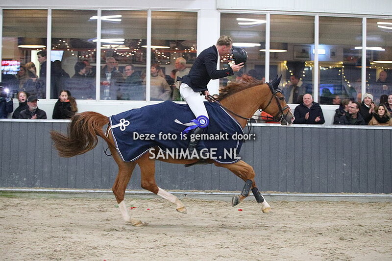 De Voornruiters De Meern Springen Paarden 20-01-2024 Grote Prijs Utrecht 140 cm