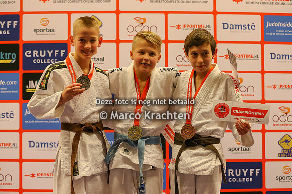 Open Twentse Kampioenschap Judo Podium Zondag