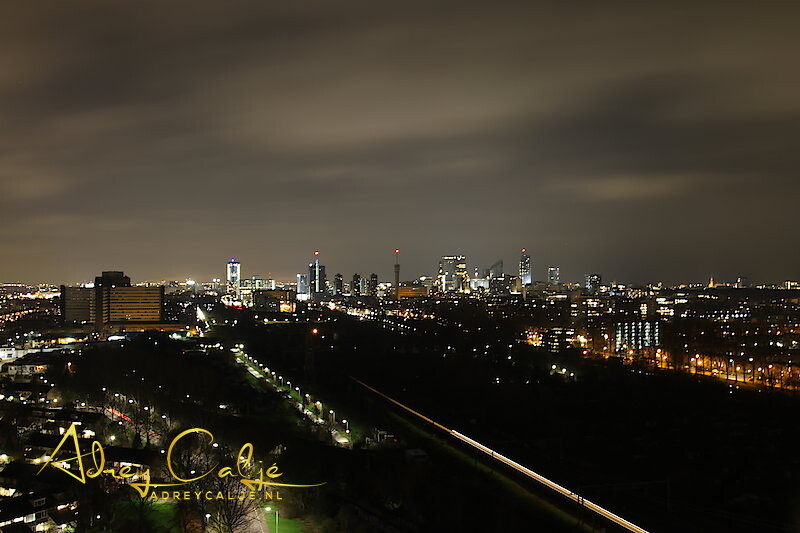 Voorburg bij nacht - januari 2016