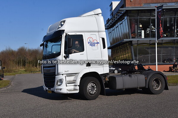 21-3-2025 Truckspotting Drachten Fietsbrug e.o