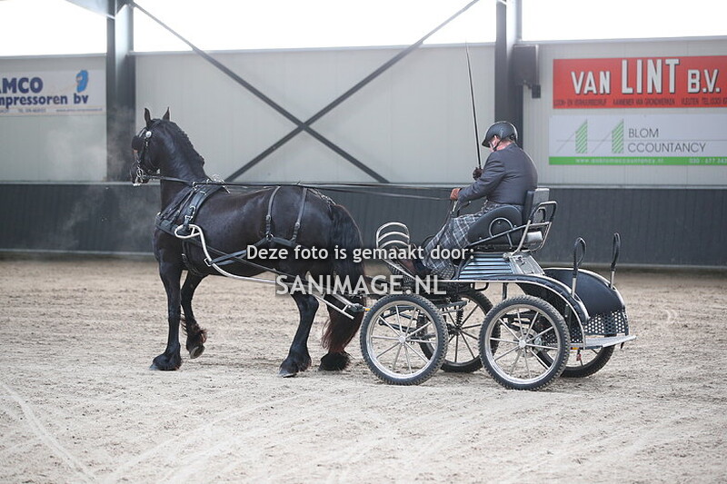 De Voornruiters De Meern Mennen Dressuur 27-01-2024 Enkelspan B/L 10.50-12.50 uur