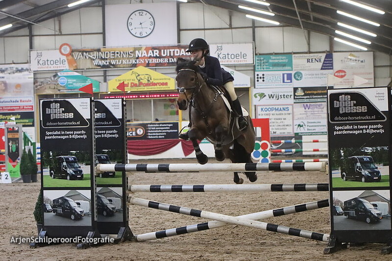 Indoor Hartje Drenthe 21-01-2023 Verenigingsspringen Pony's