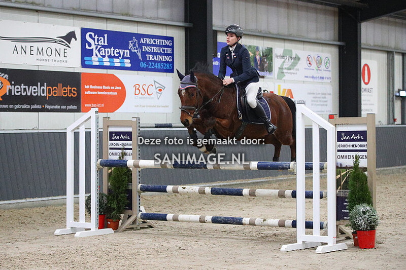 De Voornruiters De Meern Springen Pony's 14-01-2023 Klassiek 100 t/m 120 cm