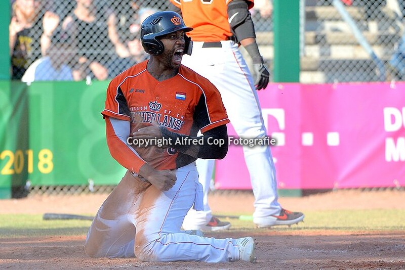 EK Honkbal Bonn halve finale Nederland-Spanje 14-9-2019