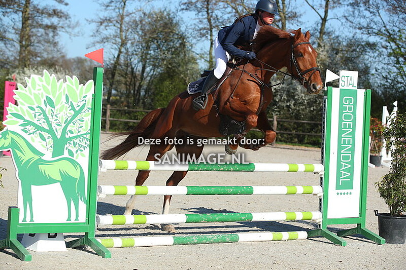 Stal Groenendaal Springen Paarden 05-04-2025 80/90 cm