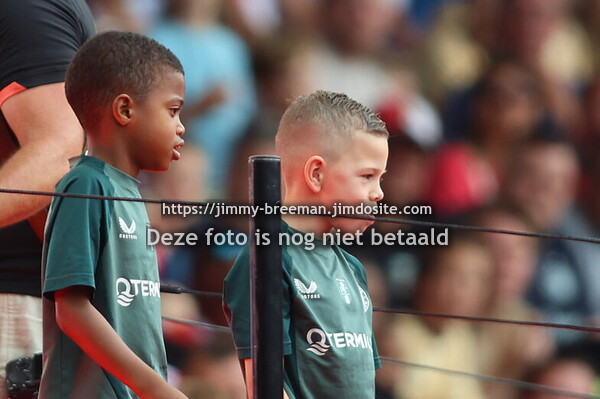 Kampioensteams tijdens Feyenoord Festival 