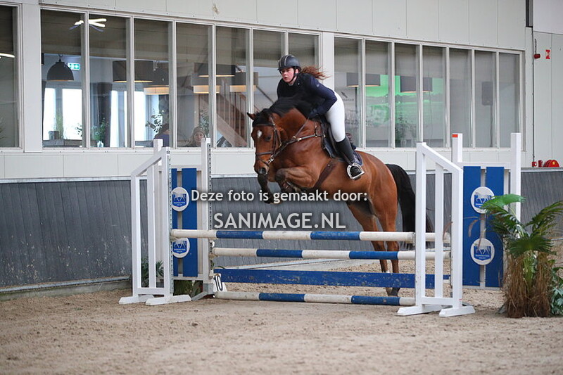 De Voornruiters De Meern Springen Paarden 02-12-2023 80 cm
