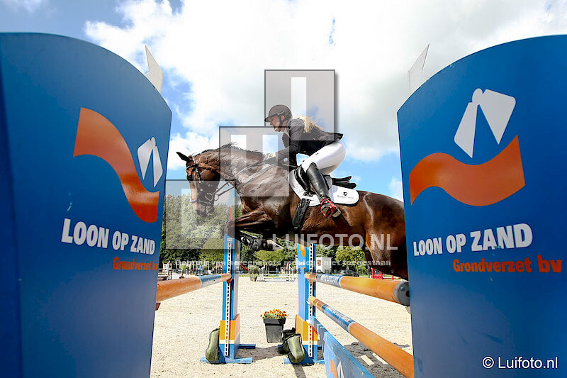 Springen regio outdoor paarden