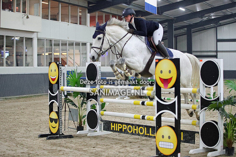 De Voornruiters De Meern Springen Paarden 02-12-2023 120 cm