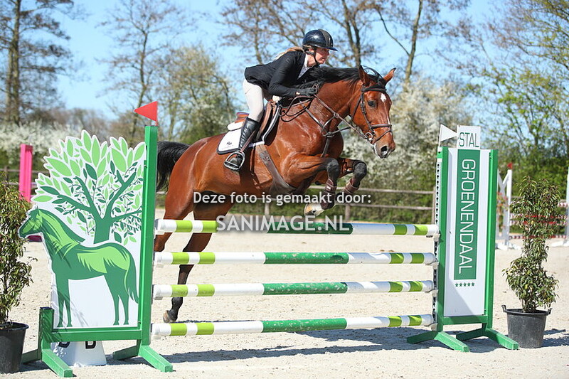 Stal Groenendaal Springen Paarden 05-04-2025 110 cm