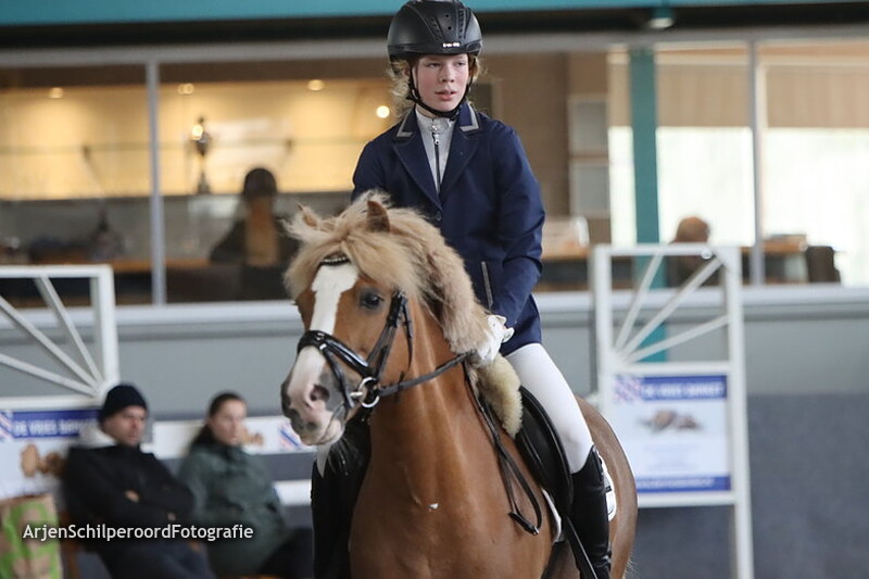 Friese Indoor Kampioenschappen 19-02-2023 Pony's 80cm cat DE