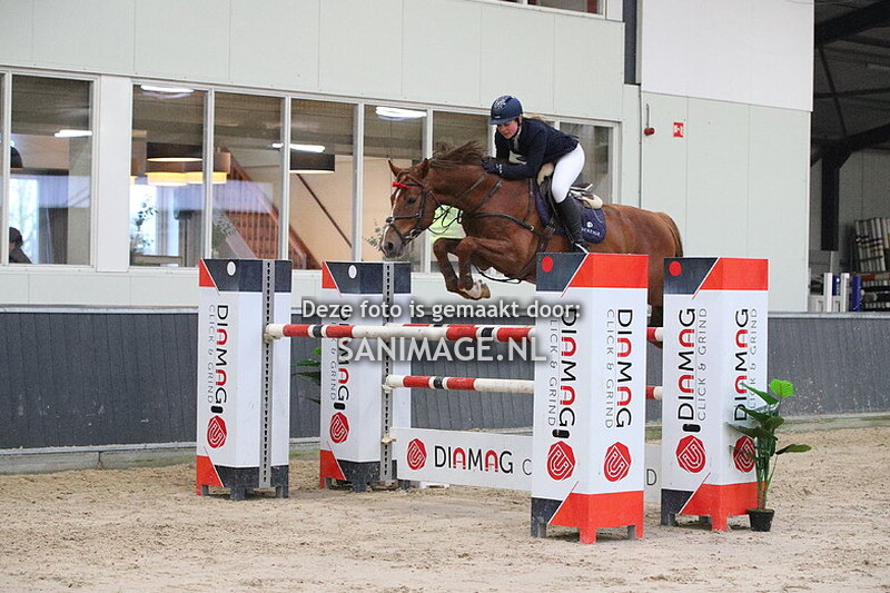 De Voornruiters De Meern Springen paarden 15-03-2024 135 cm