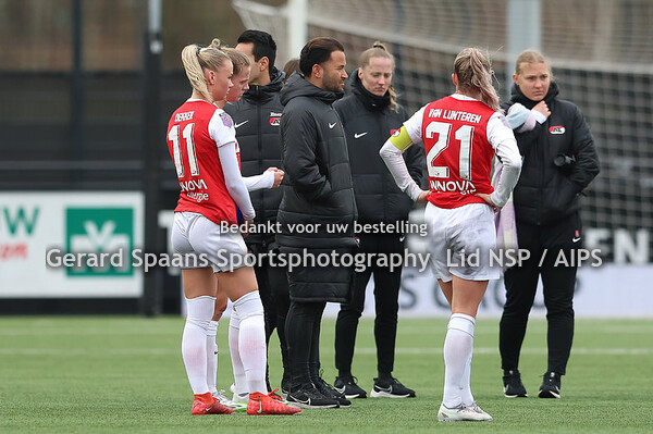 Voetbal AZ Alkmaar v Feyenoord Vrouwen 04-02-2024
