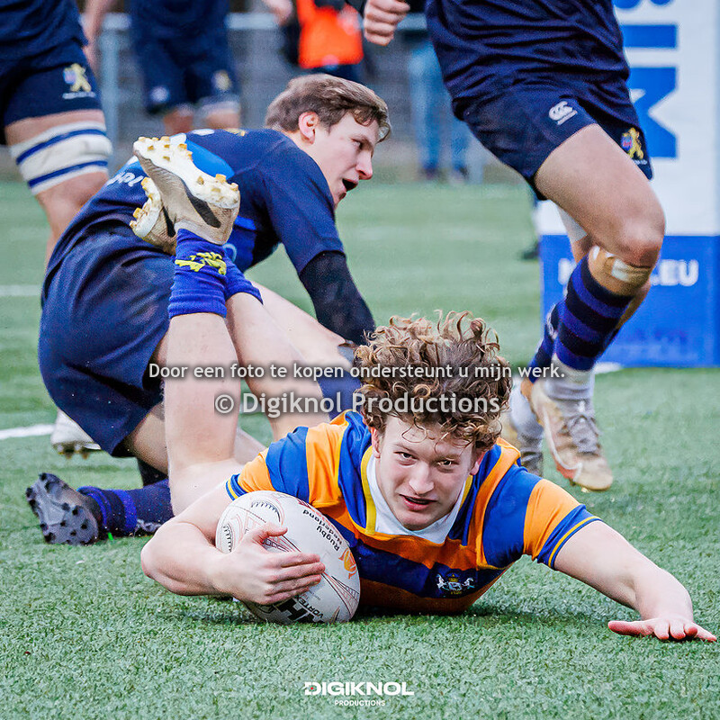 240210 Rugby - HRC vs RC 't Gooi - heren1