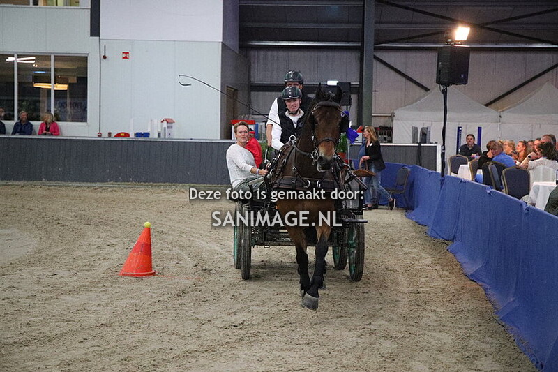 De Voornruiters De Meern Indoor Menmarathon 07-10-2023 Finale Paarden Enkelspan en 2-span