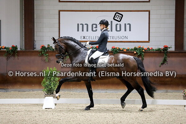 25-10-21 Kronenberg Hengstencompetitie dressuur Klasse M