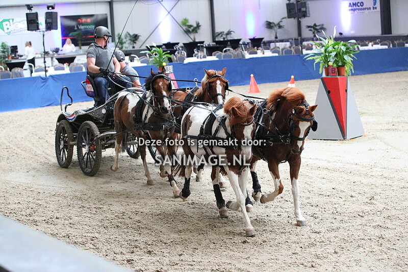 De Voornruiters De Meern Indoor Menmarathon 07-10-2023 Pony's 4-span