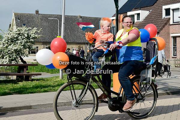 Versierde fietsen 26-04-2025